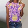 thumbnail image 2 of Camisas de Manga Larga para las Mujeres Suelto Ajuste Impreso Verano Sexy Cuello Redondo Superior, Poliéster Regular, 2 of 5