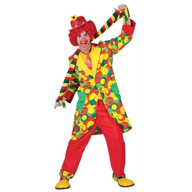 Costumes For All Occasions FF760736 Bubbles Clown Adult Medium ...