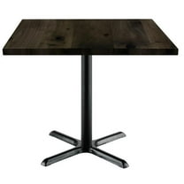 KFI Studios Urban Loft 3' Square Dining Table, Barnwood, X Base