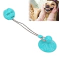 thumbnail image 4 of Dog Rope Molar Toy, Dog Tooth Cleaning Ball Multi-Functional Bite Resistant Small Bell Sound Design  for Indoors and Outdoors Pink,Green,Lake Blue, 4 of 7