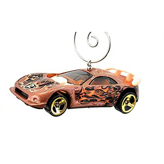 Christmas Ornament for Callaway C-7 Race Car Copper/Orange