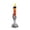Orange, variant on Lilixerw Halloween Skeleton Hand Candle Light Decoration, Flickering Flame Lamp with Bat Print and Skull Base, for Tabletop, Mantel and Shelf Display, 8.27x2.36 inch
