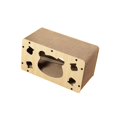 thumbnail image 3 of Almohadilla para rascar gatos, cama de casa, Material reciclable, patrón ahuecado, juguete para gatos para proteger sus muebles interiores Oso 50x28x30cm Yinane Almohadillas para rascar gatos, 3 of 8