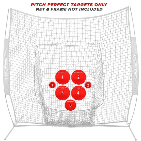 PowerNet Pitch Perfect Training Targets (Target Discs Only) for Baseball Softball
