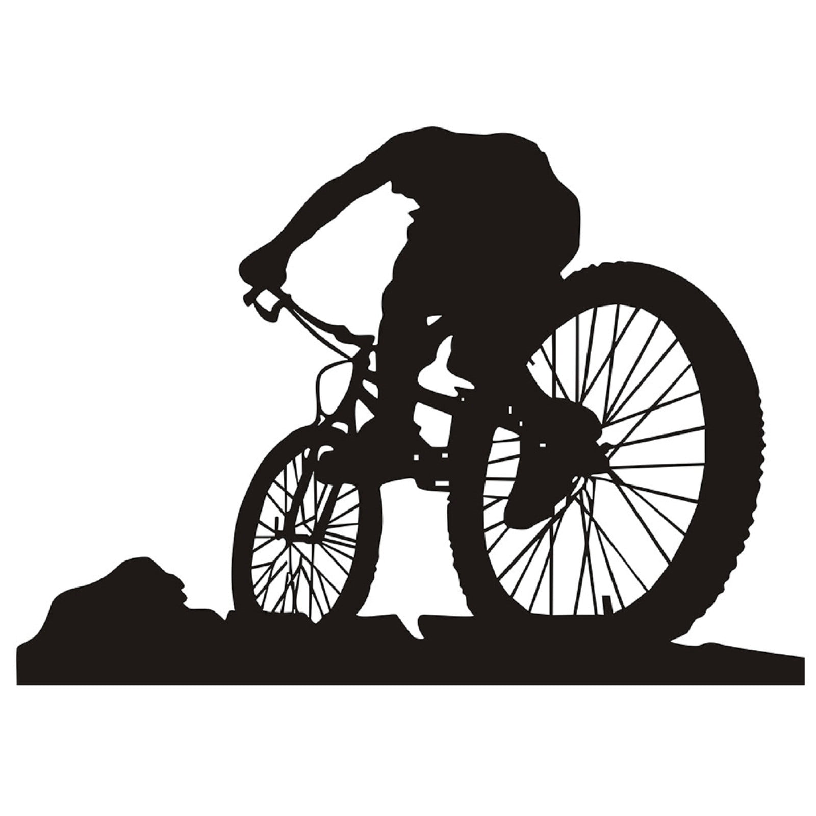 Buodes Wall Stickers for Bedroom Sports Bicycle Wall Decoration With Glass Windows In Living Room And Bedroom