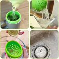 thumbnail image 4 of 3pcs Silicone Sieve, 3 colors, space-saving mini canning jar sieve and strainer, kitchen utensils, 4 of 5