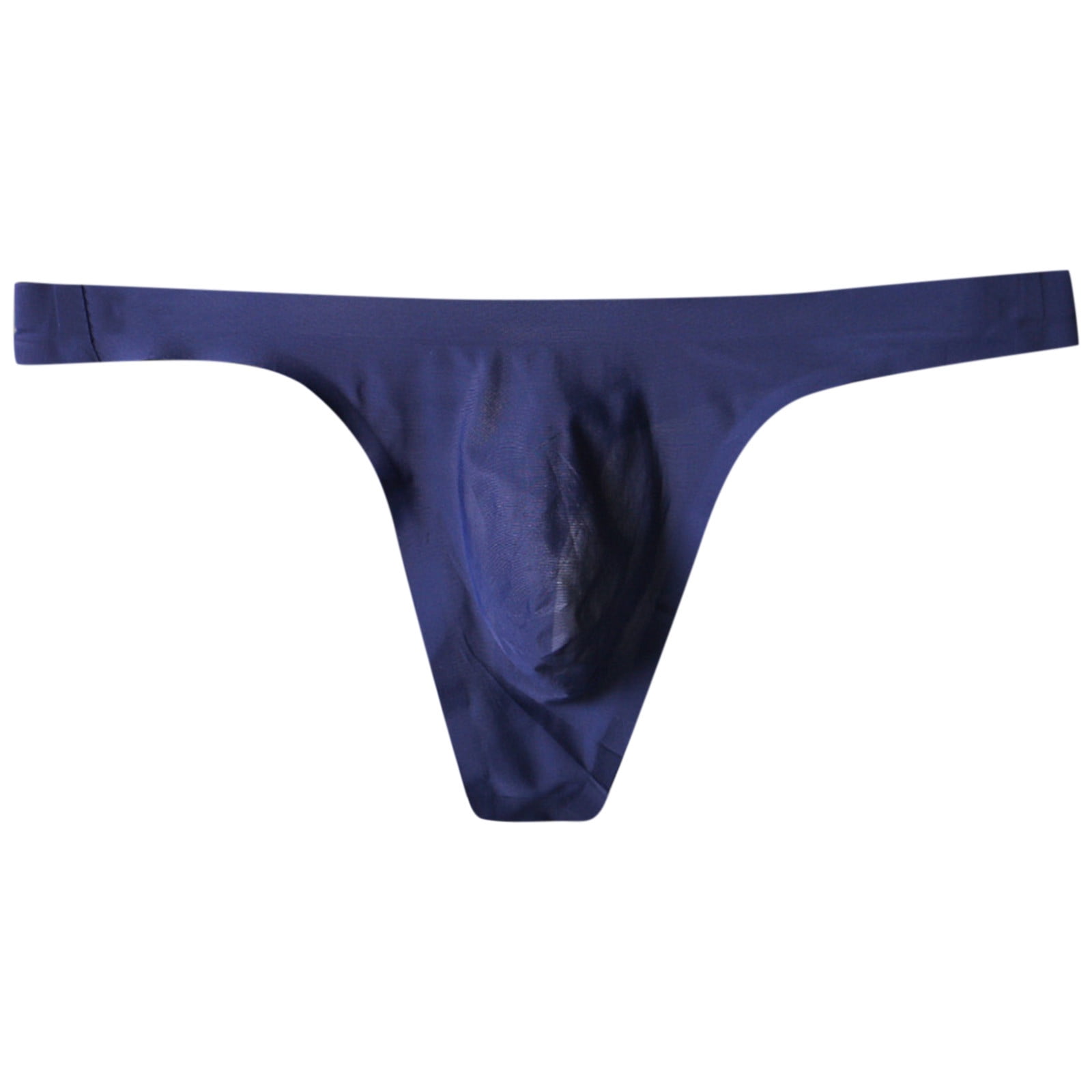 zuwimk Mens Underwear,Men's Cheeky Thong Underwear Mini Cheek Boxer Briefs Z -Blue,3XL 
