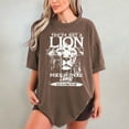 thumbnail image 5 of Christian Comfort Colors Shirt - You've Got A Lion Inside Of Those Lungs - Women’s White Religious T-Shirt & Sweatshirt, 5 of 8