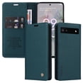 thumbnail image 3 of Funda para Google Pixel 6A Estuche de Cuero PU Tipo Cartera con Ranuras para Tarjetas y Cierre Magnético, 3 of 5