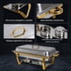 thumbnail image 3 of Bufetera 44l Chafing Dish 4pz Acero Inoxidable Vaporera Chef Gutstark, 3 of 10
