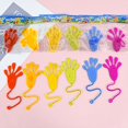 thumbnail image 2 of 10-50 piezas de juguetes divertidos y pegajosos para manos de niños, palmas elásticas, pegajosas, juguetes blandos para palmas, regalo novedoso para niños, suministros para recuerdos de fiesta, 2 of 5