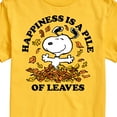 thumbnail image 3 of Peanuts - Happiness Is A Pile Of Leaves - Men's Short Sleeve Graphic T-Shirt, 3 of 6