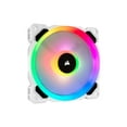 thumbnail image 2 of Corsair LL120 RGB 120mm Dual Light Loop White RGB LED PWM Fan - Single Pack, 2 of 8
