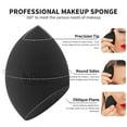 thumbnail image 3 of DUcare Makeup Sponges with Foundation Brush Makeup Puff Blending Foundation Sponge for Liquid BB Cream Mineral Powder Buffing Stippling, 3 of 9