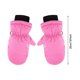 thumbnail image 2 of Niños Bebés Niños Niñas Invierno Cálidos Impermeables Para exteriores Guantes de esquí Guantes con dedos completos para niños, 2 of 3