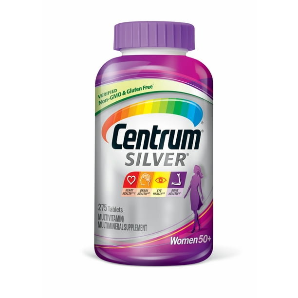 Centrum Silver Multivitamins for Women Over 50, Multivitamin