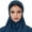 Cyan, variant on Womens Closed Front Hijab Cap One Piece Slip On Headscarf Full Coverage Underscarf Stretch Jersey Prayer Head Wrap