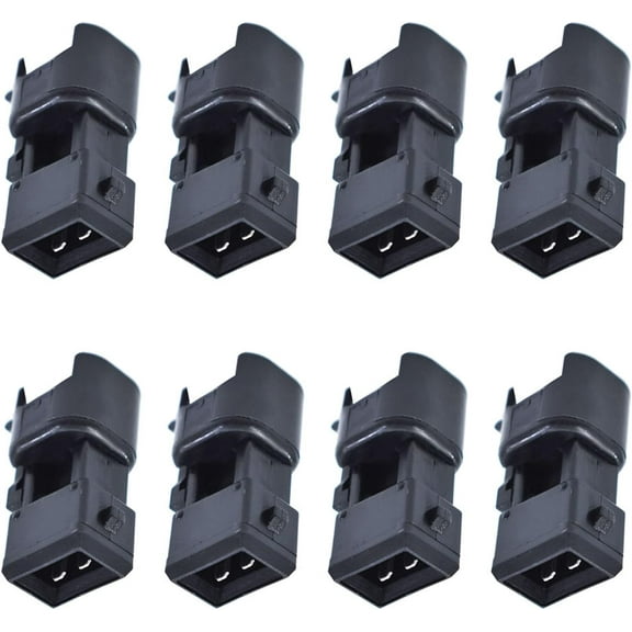 waltyotur 8-Pack Fuel Injector Adapter Kit Replacement for LS1 EV1 to EV6 EV14 USCAR LS2 LS3 LSX LT1 43100-08