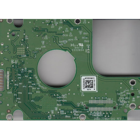 WD10JMVW-11S5XS1, 771801-102 AJD5, WD USB 2.5 PCB