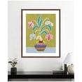 thumbnail image 3 of Kate and Laurel Framed Wall Art Print 'Snowdrops the January Birth Flower' by Rachel Lee, 34 x 42, Florence Medium Brown Frame, Modern Contemporary, Abstract, Flowers Art for Wall Decor, 3 of 7