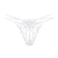 thumbnail image 5 of Gibobby Calzoncillos sexy Bragas adhesivas sin costuras impresas para mujer Sexy cintura tanga de seda de hielo bragas sexy(Blanco,Talla única), 5 of 5