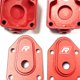 thumbnail image 5 of Soporte de cubo de dirección Bewildely de aleación de aluminio para coche teledirigido Axial UTB18 Rojo, 5 of 6