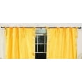 thumbnail image 2 of Lined-Yellow  Tie Top  Sheer Sari Curtain / Drape / Panel   - 43W x 63L - Pair, 2 of 2