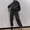 Black, variant on Women's Autumn And Winter Casual Sweatshirt Suit Two Piece Set Womens Bib Snow Pants Dress Sexy Work Suit Women Winter Gear Women Pants Suits for Women plus Size Suit for Women Party Homecoming Pants