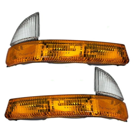 Dodge Dakota Corner Light - Driver and Passenger Park Signal Corner Marker Lights Lamps Lenses Replacement for Dodge Dakota Durango 5011411AA 5011410AA
