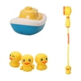 thumbnail image 2 of 2x Juguete de para niños con rociador, de espray de eléctrica, rociador de bañera amarillo, juguete de agua para rociar Yotijar Juguetes de ducha de baño en aerosol, 2 of 9