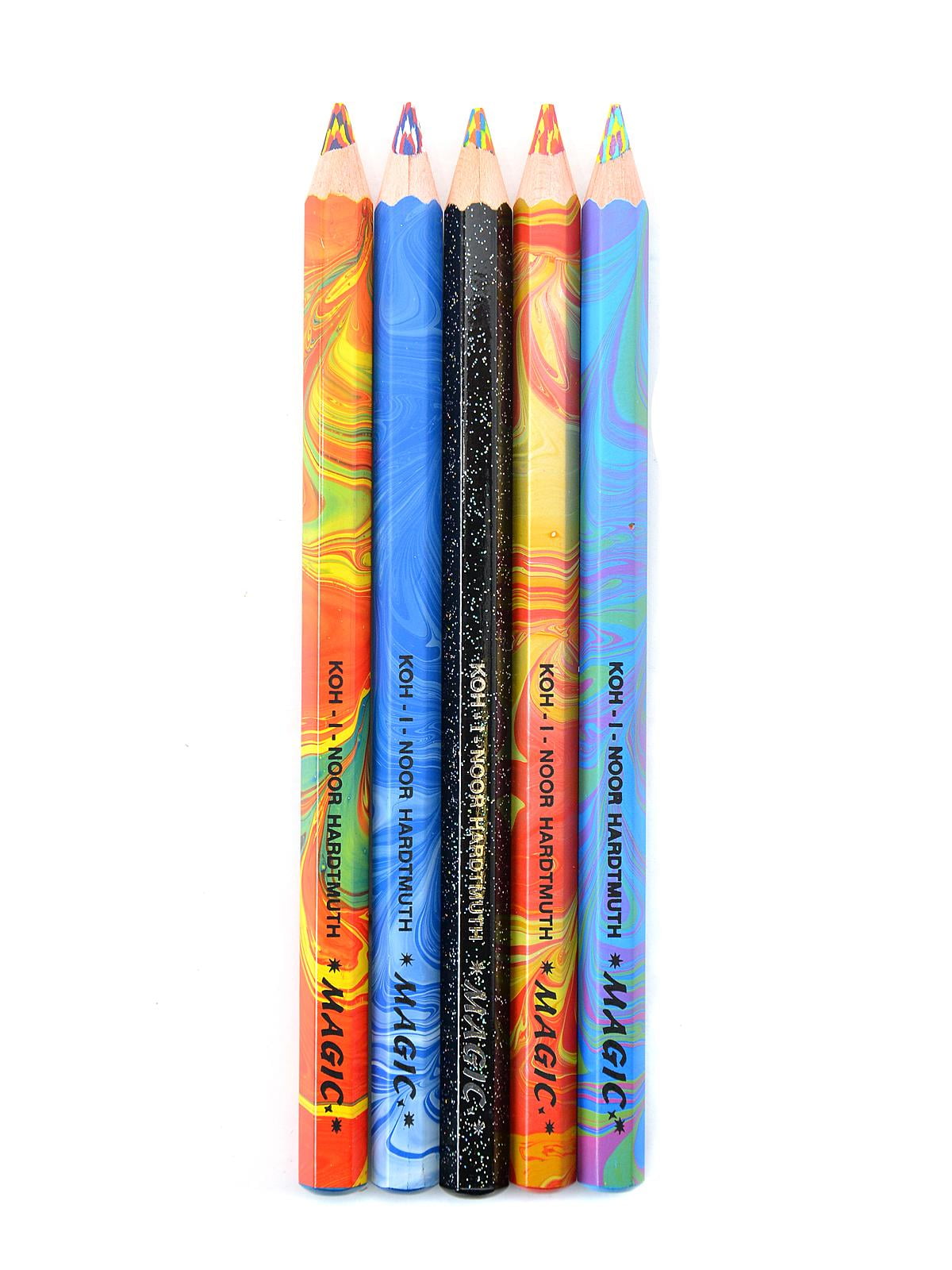 Koh-I-Noor Magic FX Artist Drawing Pencil 5pc Set, Jumbo Sized