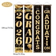 thumbnail image 3 of Celebration Decorations Party Essentials Celebration Supplies Party Decor Graduation Decorations 2026 Graduation Banner Class of 2026 Grad Hanging Porch Banner Door Sign for Grad Home Door Wall Decor, 3 of 9