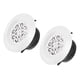 thumbnail image 1 of Cubierta de rejilla de patrón ajustable de 4 pulgadas Uxcell, ventilación redonda de 2 paquetes, 1 of 5