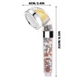 HALJEN Dry Brush Aromatherapy Filtered Massage Shower Shower Head