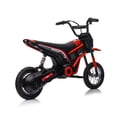 thumbnail image 3 of Fulvari 24V Ride on Dirt Bike for Kids Aged 8-12, 14.29mph High Speed Electric Motorcycle, 3 of 6