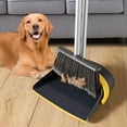 thumbnail image 3 of Eyliden Broom and Dustpan Combo Set for Home withLong Handle to 52", Dark Grey, 3 of 9