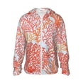 thumbnail image 1 of Fotbe Corals Chaqueta con Protección Solar UPF 50+ para Hombre y Mujer, Camisa con Capucha y Bolsillos-Large, 1 of 7