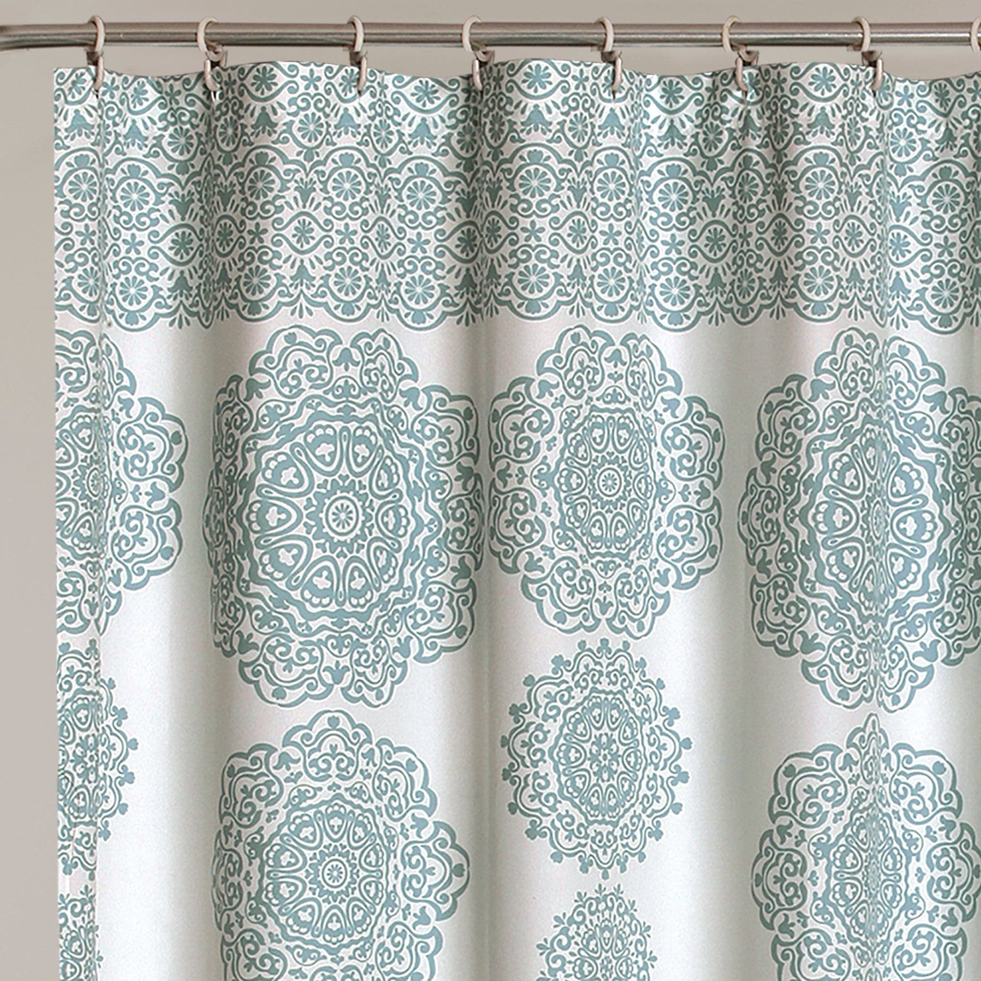 Stripe Medallion 72"X72" Shower Curtain