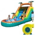 thumbnail image 5 of TRYSET 21x9x12ft Commercial PVC Inflatable Water Slide with Blower for Kids & Family, Giant Water Park for Outdoor Backyard, 5 of 11