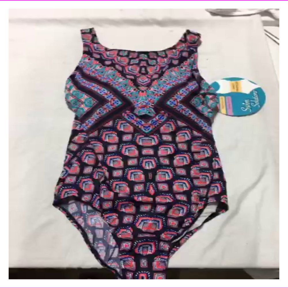 Swim Solutions Swim Solutions Women's Non Adjustable PullOn Styling