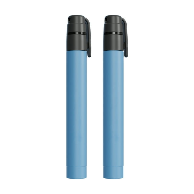2 Pcs Mini Filtre à Eau Extérieur Paille d'Urgence Filtre à Eau Portable