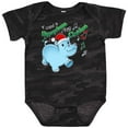 thumbnail image 3 of Inktastic I Want a Hippopotamus for Christmas Hippo in Santa Hat Boys or Girls Baby Bodysuit, 3 of 5