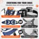 thumbnail image 5 of VEVOR Silla de ruedas para perros de 2 ruedas para patas traseras, silla de ruedas para mascotas, ligera y ajustable, ayuda en la curación, carrito para perros/silla de ruedas para heridos,(L), 5 of 9