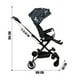 thumbnail image 4 of Carriola para Bebé de Viaje The Baby Shop  con Asiento Giratorio 360, Plegable, Reclinable Negro, 4 of 7