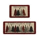 thumbnail image 2 of Decoraciones navideñas, 2 alfombras y tapetes de cocina navideños para el suelo, antideslizantes, decoración navideña, juego de tapetes de cocina, decoración navideña, 40 x 60 cm + 40 x 120 cm, tapete, 2 of 6