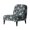 Floral Pattern Design, variant on HELLHERO Geometric Christmas Tree Patterns Armless Accent Chair Cover, Dustproof Stain Protection Armless Accent Chair Protector for Hotel Living Room
