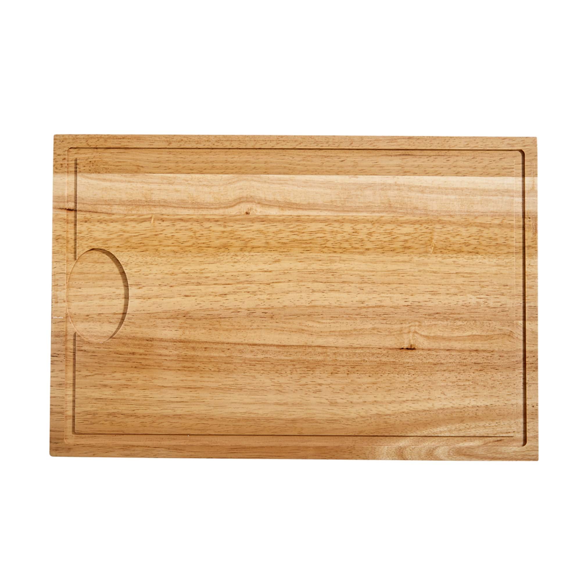 Contemporary Home Living 18" Wooden Cutting Board With Juice Well