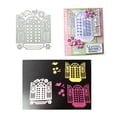 thumbnail image 2 of Qisuw Window Metal Cutting Dies Stencil DIY Scrapbooking Album Paper Card Template Mold Embossing Craft Decoration, 2 of 11