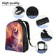 thumbnail image 5 of Disketp Sunset Cloud Corgi Mochila Unisex de Apertura Lateral Completa, Mochila para Laptop para Escuela, Trabajo y Viajes, 5 of 8