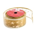 thumbnail image 2 of Cinta Navideña De 6 X 2024 Para Envolver Regalos, Para Decorar Paquetes De Regalo, Color Dorado, 2 of 10